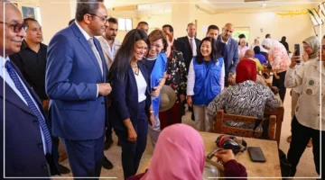 للنهوض بالخدمات والصناعة.. وزيرة التخطيط تتفقد محطة مياه الحميدات ومجمعات صناعية متكاملة 1